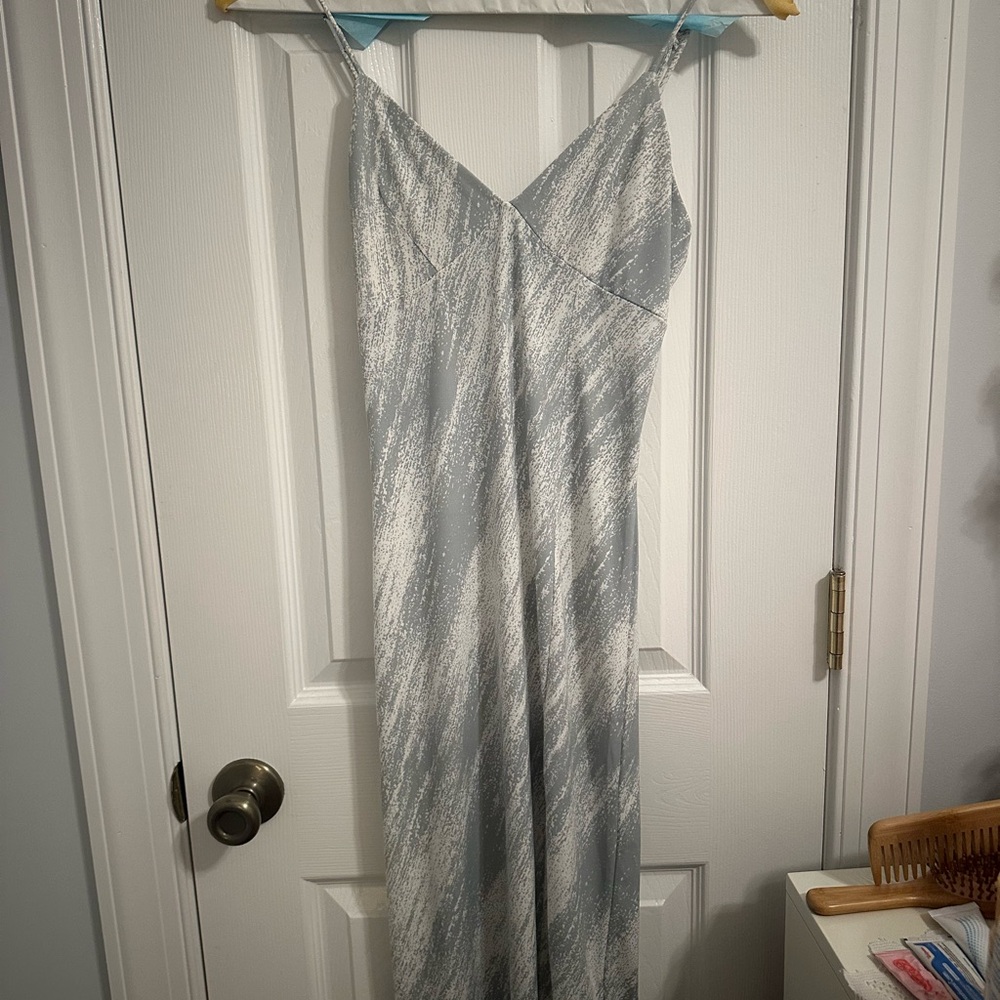 Forever 21 Silver Maxi Dress